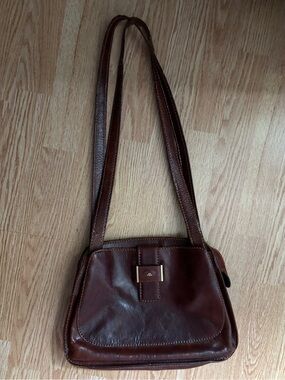 The Bridge Vintage Brown Real Leather Shoulder Bag